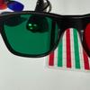 Black Frame Red Blue Green 3D Glasses Mountaineering Glasses For Amblyopia Training Vision Correction Training Practice For Teen