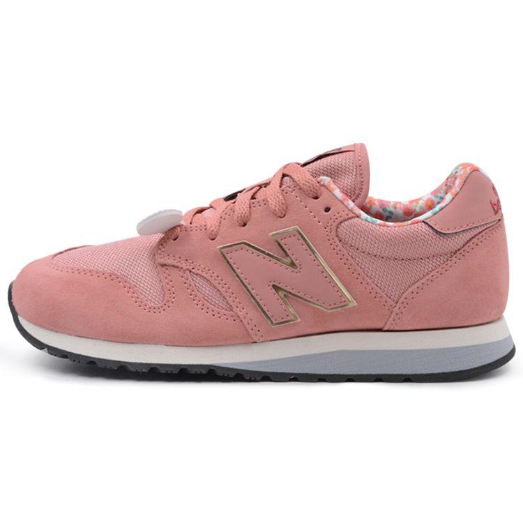 

New Balance Women 520 Fabric Synthetic Leather Comfort Breathable Low Top Casual Running Sneakers Pink WL520AA 36.5
