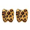 2025 Neue Trendige Leoparden-Steckohrringe für Damen Vintage Maillard Geometrische Acryl-Ohrringe Tägliche Pendler-Schmuckaccessoires