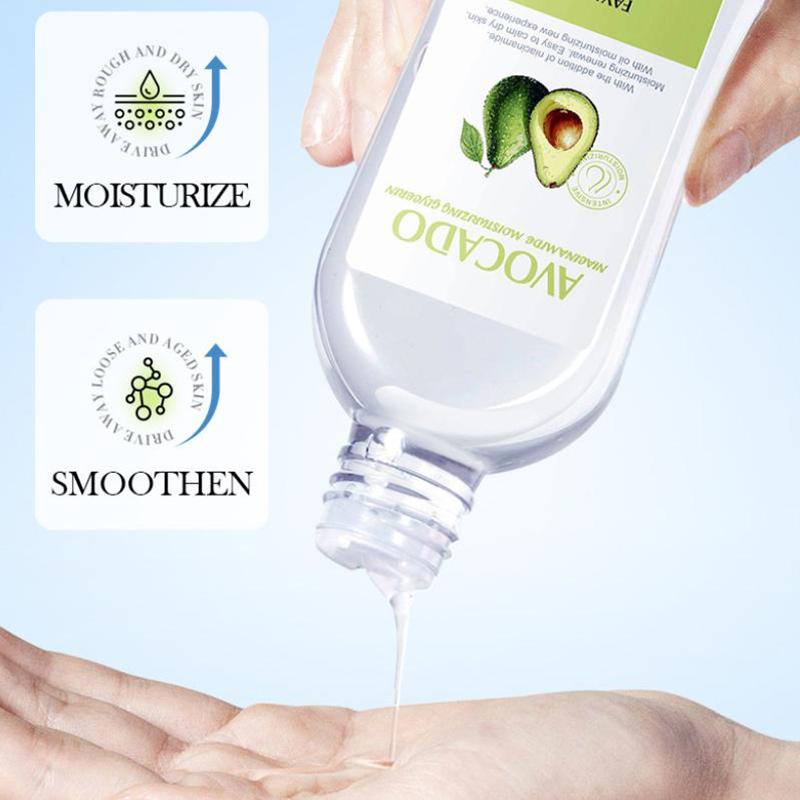 120Ml Moisturizing Glycerin Avocado Niacinamide Moisturizing Glycerin Relieve Dryness Brighten Skin Tone