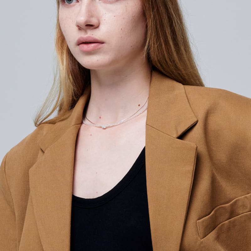 

oddpresent Cylinder Drop Necklace OS