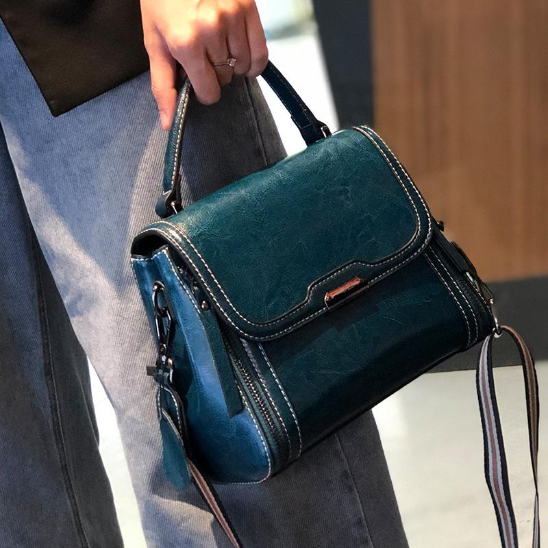 Women's Bag New Underarm Leather Bag Messenger Bag Versatile Large Capacity High-end Leather Women's Handbag Women