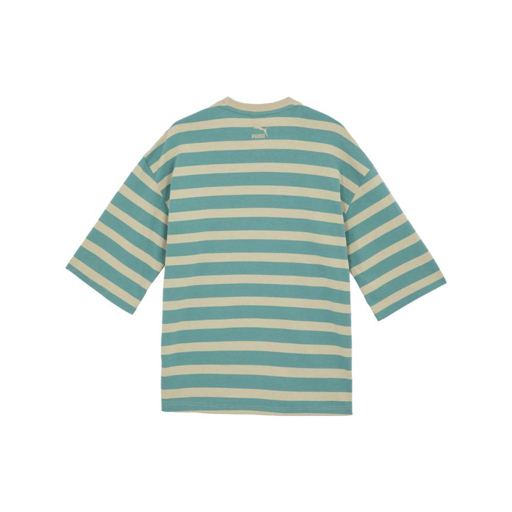 New PUMA Drop Shoulder Sleeve T-Shirt Unisex Ore Blue 539530-50