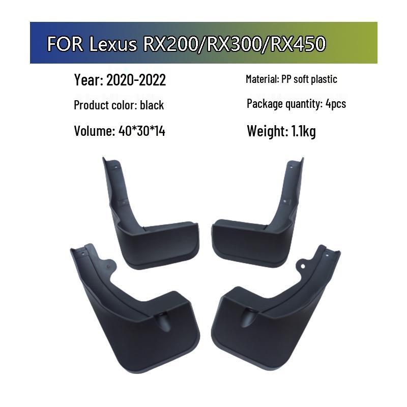 

Lexus RX300/RX450 2020-2022 Mud Flaps