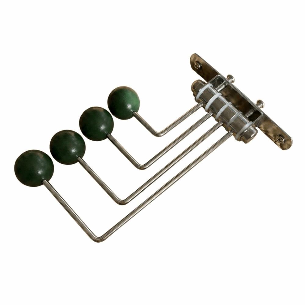 3/4 Hooks Wall Hook Space Saving Iron Art Decorative Metal Rotating Hook Vintage Creative Hat Holder Rack Entryway