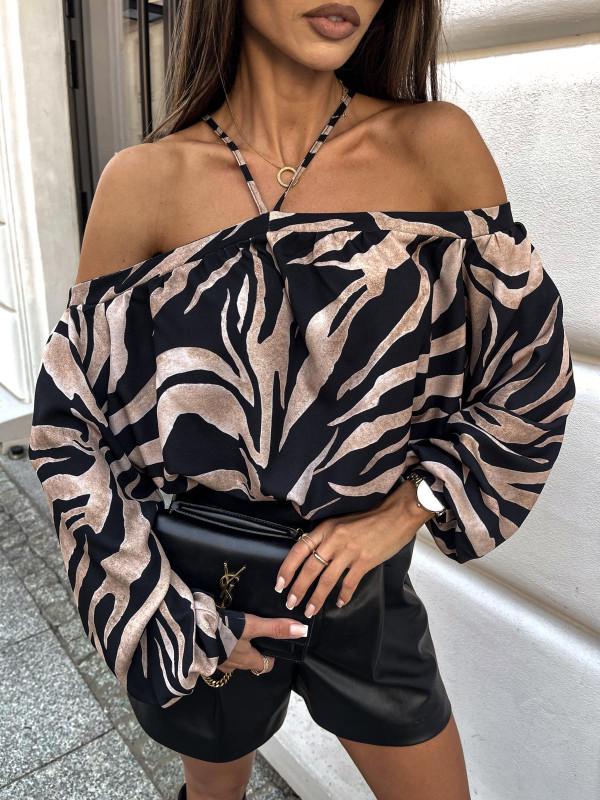 

Женская футболка с рукавами-фонариками и открытыми плечами, весна/лето 2025, лидер продаж M красный