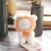 Ins Cute Cute Orange Kitten Pendant Plush Toy Cartoon Bear Bag Hanging Keychain Doll