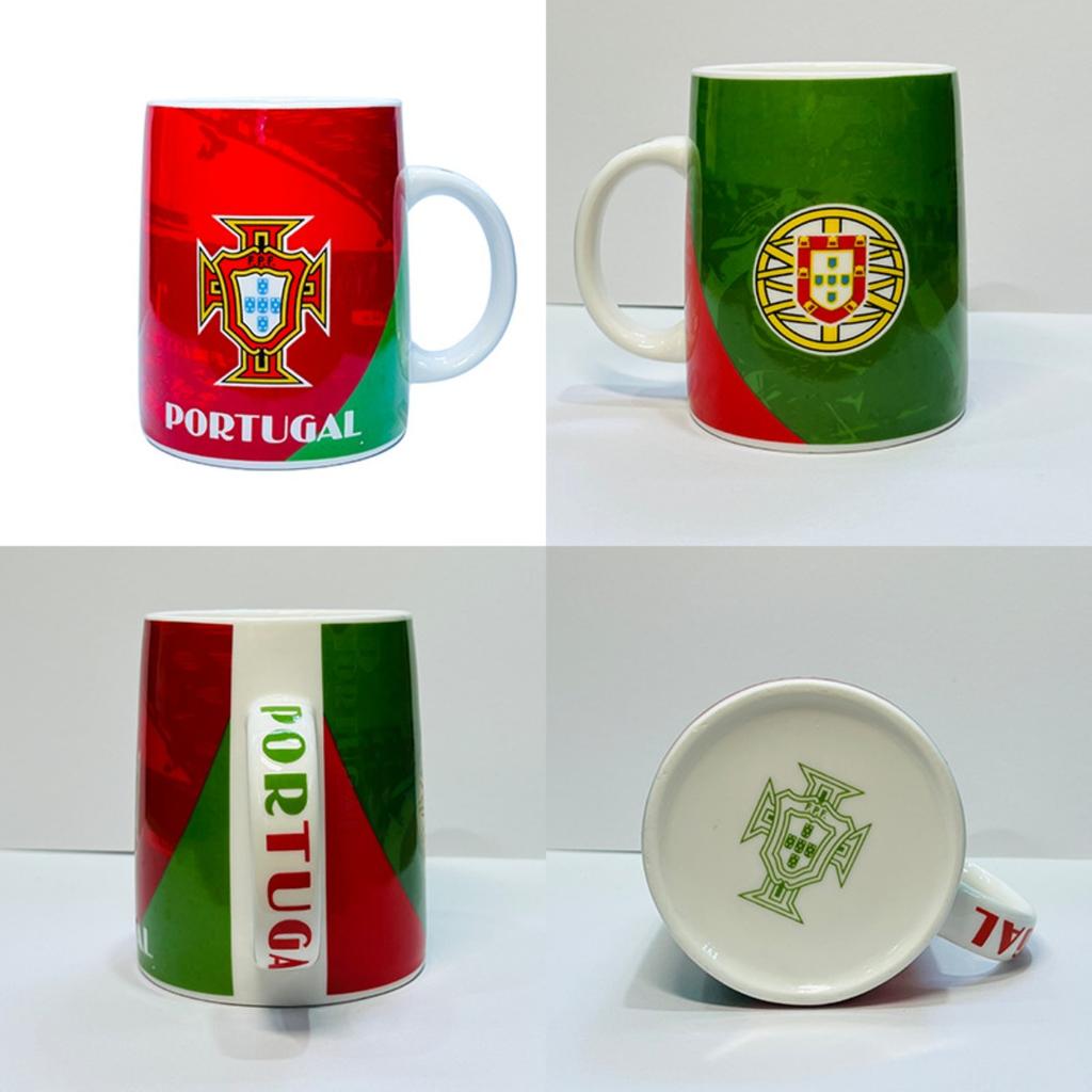 Kubek Pamiątkowy Mistrzostw Świata w Piłce Nożnej - Ceramiczny Kubek do Kawy z Nadrukiem Godła Drużyny, 350ml, Bezpieczny w Kuchence Mikrofalowej i Zmywarce, Idealny Prezent dla Fanów Piłki Nożnej