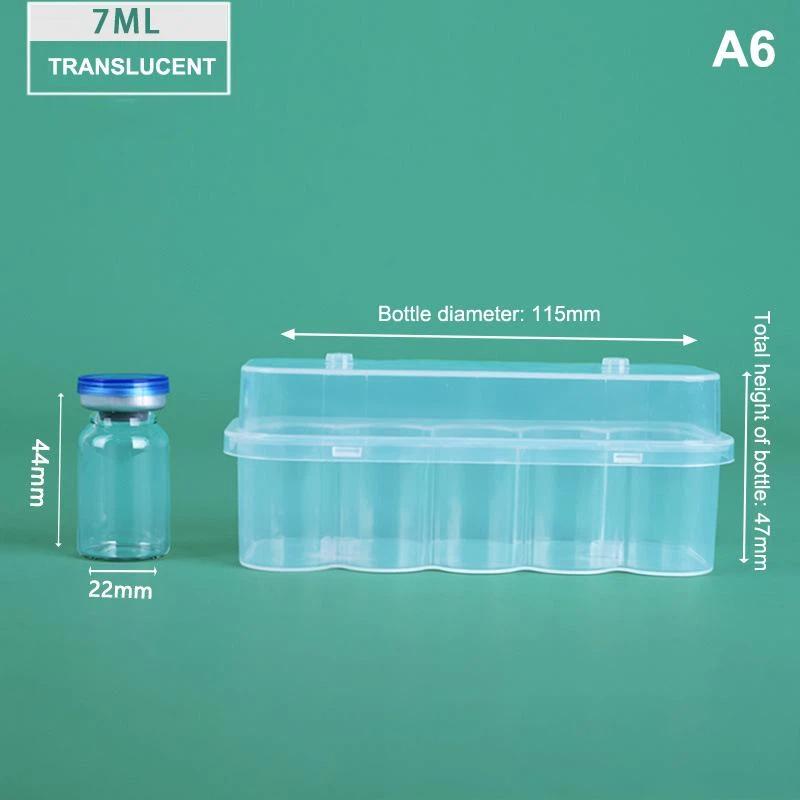 1 Bucată 3/5/7/10/20Ml Cutie Fiole Transparentă Mini Cutie Depozitare Peptidă Container Cutie Depozitare Fiole Cutie Peptidă