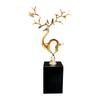 Animal Figurine Gift Collectible Decorative Sculpture Deer Statue for Table Centerpieces Cabinet Bedroom Living Room Office