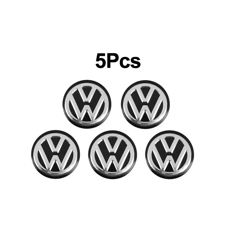 

B5 Cars 2025 Hot For Volkswagen 14mm Car Remote Key Sticker Aluminum Emblem Decal For Volkswagen GTI Golf Polo Passat Tiguan Tou