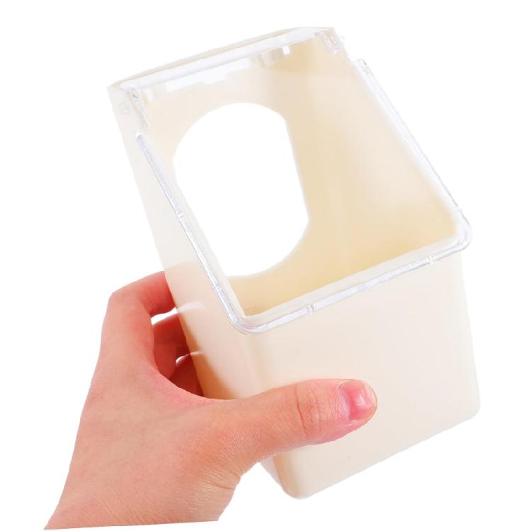 Practical Durable Plastic Hanging Pigeons Feeders for Bird Cages Easyly Installation Clean and Refill Space