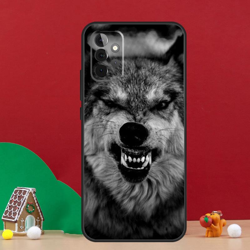 Animal Wolf Howling Case For Samsung Galaxy A55 A52 A32 A12 A33 A06 A16 A26 A36 A56 A15 A53 A13 A34 A54 A14 A17
