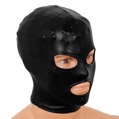 Fashion 3-Hole Latex Full Face Cover Mask Halloween Cosplay Full Face Mask Hood