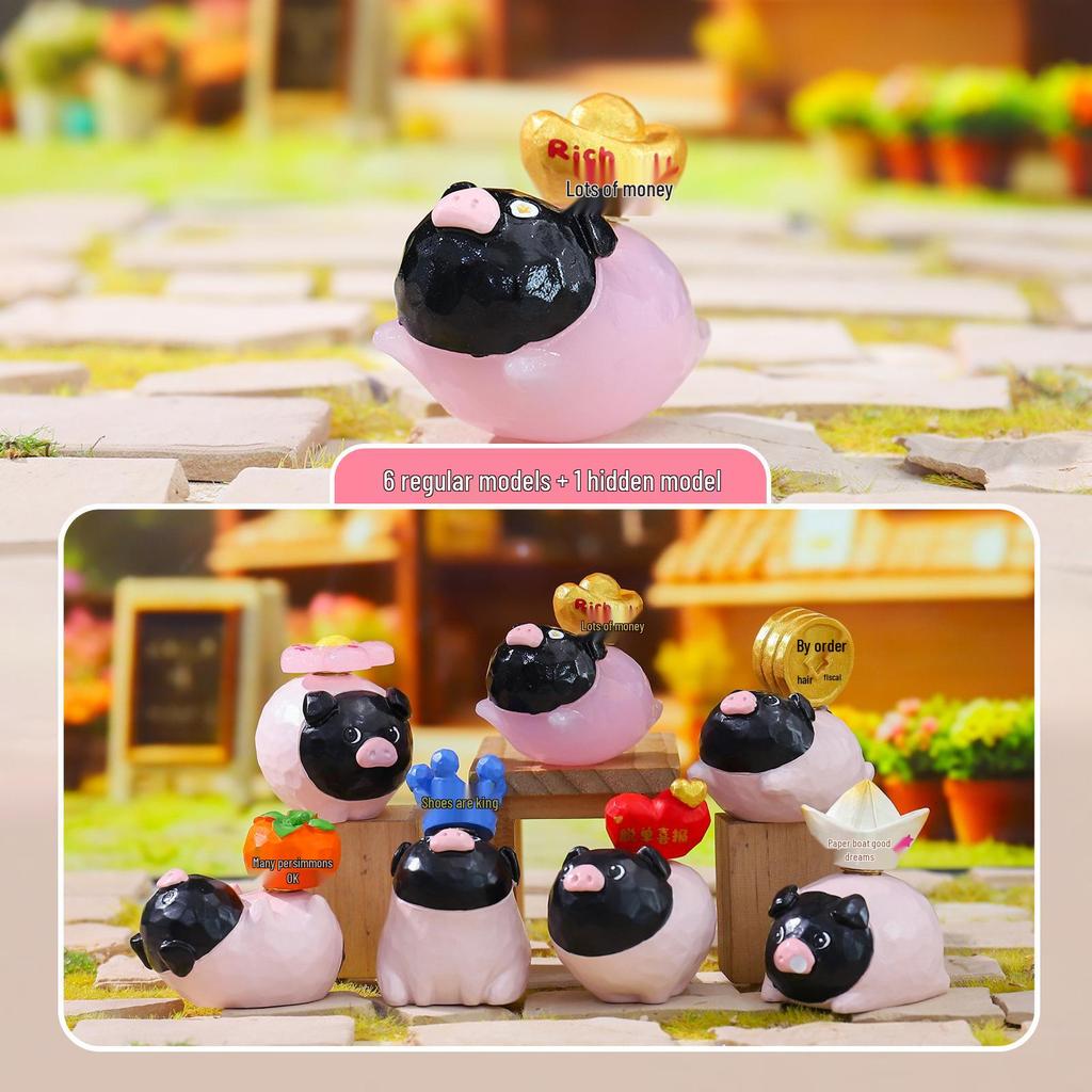 Roly-Poly Tang Dynasty Blind Box: Ancient Style Ornaments & Desktop Toys