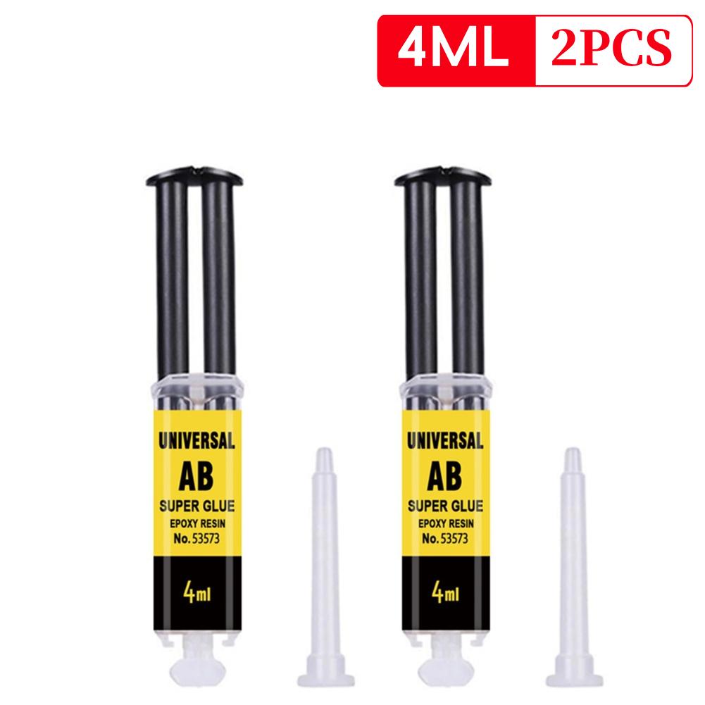 1-3PCS 4ML/25ML Epoxy Resin Liquid AB Glue Plastic Wood Strong Quick-drying Adhesive Glue Waterproof Metal Repair Glue