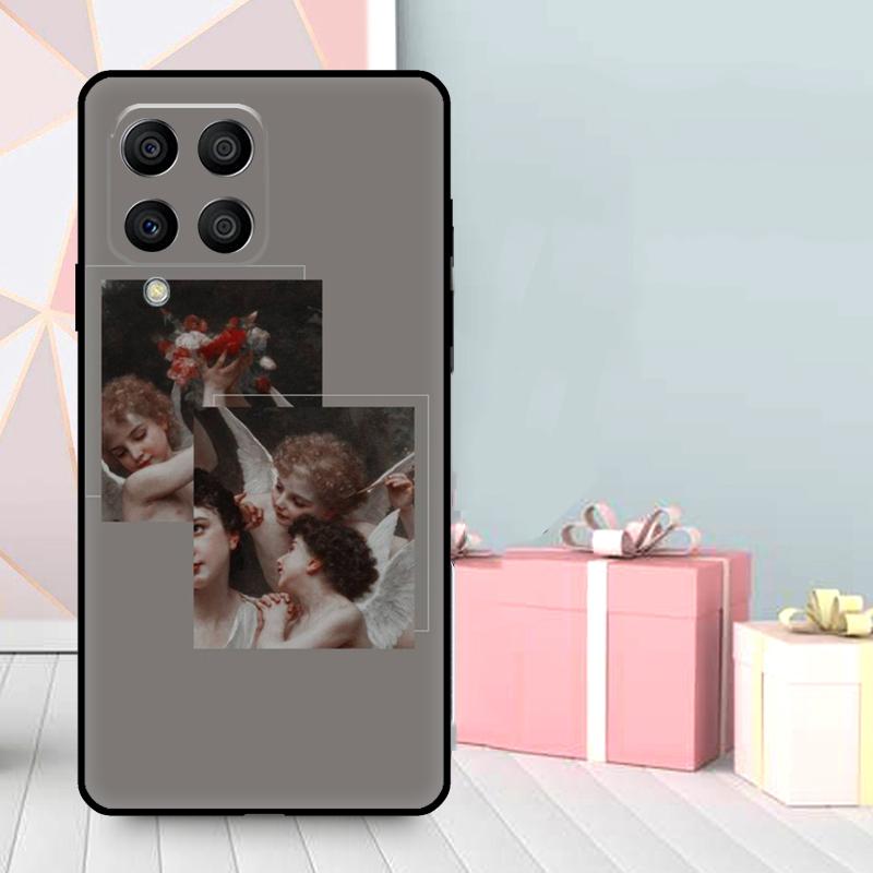 Cute Angels Aesthetic Aesthetics Case For Samsung Galaxy M35 M56 M12 M06 M32 M52 M55 M15 M11 M13 M14 M16 M36 M31 M53 M34 M54