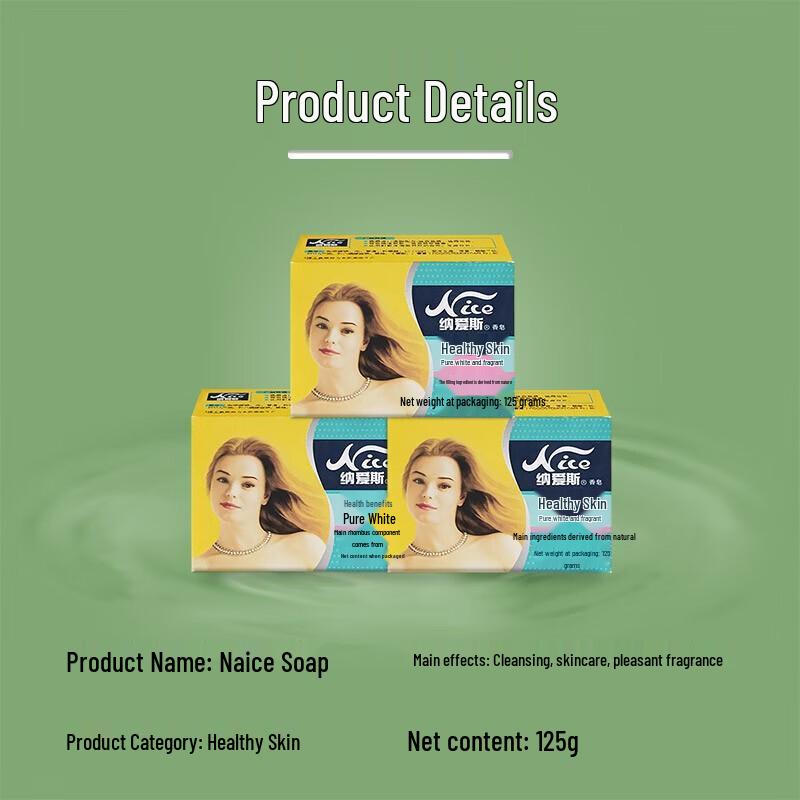 Nice Pure White Fragrance Bar Soap
