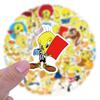 56Pcs Kawaii Tweety Bird Stickers Suitcase Water Cup Stationery Mobile Phone Car Laptop Refrigerator Decoration Diy Decals