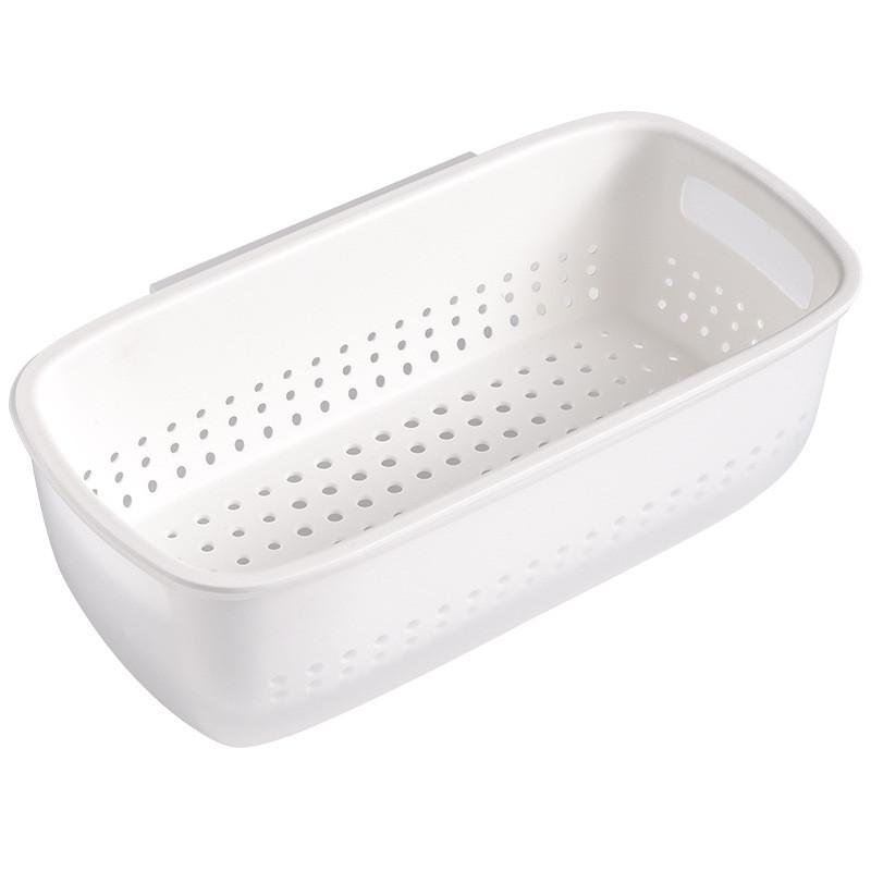 Kitchen Hanging Dish Drying Basket With Double Layer Design For Modern Home Use