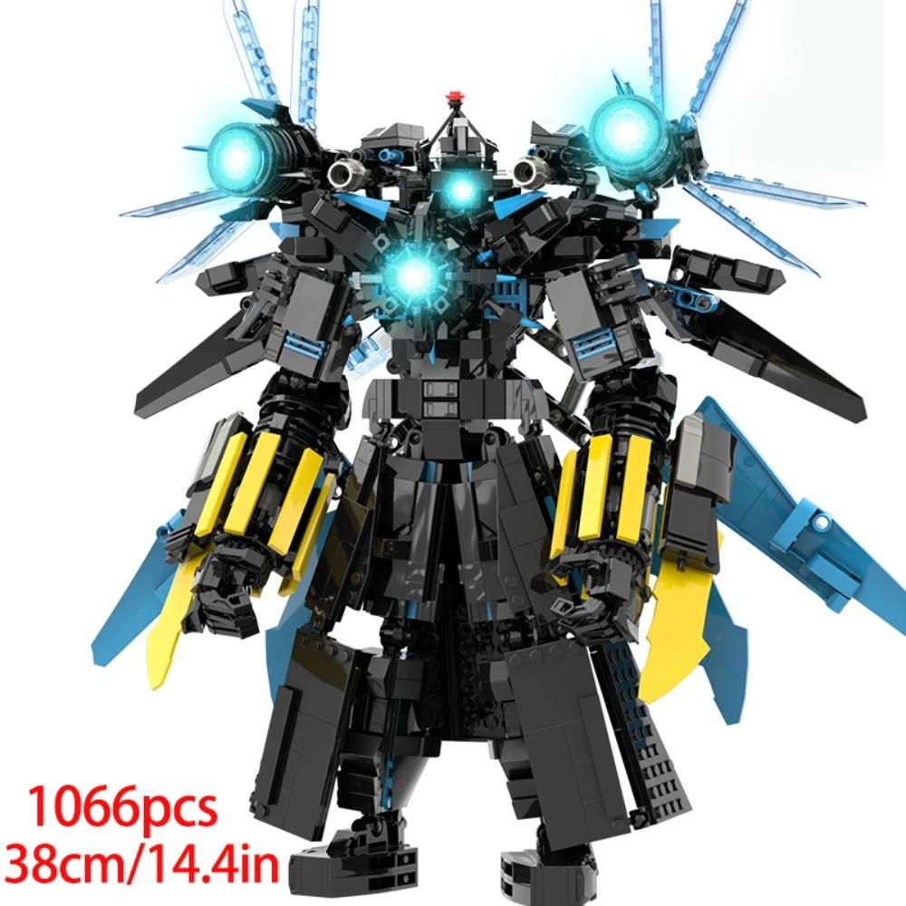 2026 Skibidis Toilete Figures Building Blocks Giant Speakerman Cameraman Tvman Bricks Model Toys for Kid Xmas birthday Idea Gift
