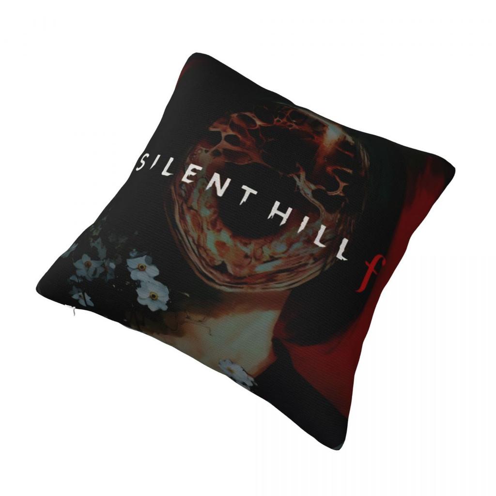 Silent Hill F Video Game Horror Halloween Pillowcase Merch Soft Cushion Cover Pillow Covers Seater Decor Zipper Multi Size