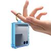 Samsung Zflip7 Mobile Phone Case Transparent Airbag Ring Connected Simple Anti Fall Folding Full Package
