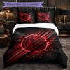 Set Lenzuola Atletico Madrid Modello 3 Pezzi Morbida Copripiumino in Microfibra con Federe per Camera da Letto