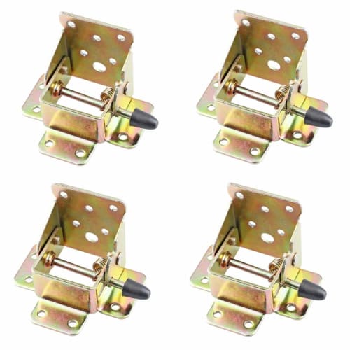 

Auple Folding Table Top and Leg Connection Hardware Set of 4, Bronze, for DIY Custom Table Building, Repair, and Replacement Parts