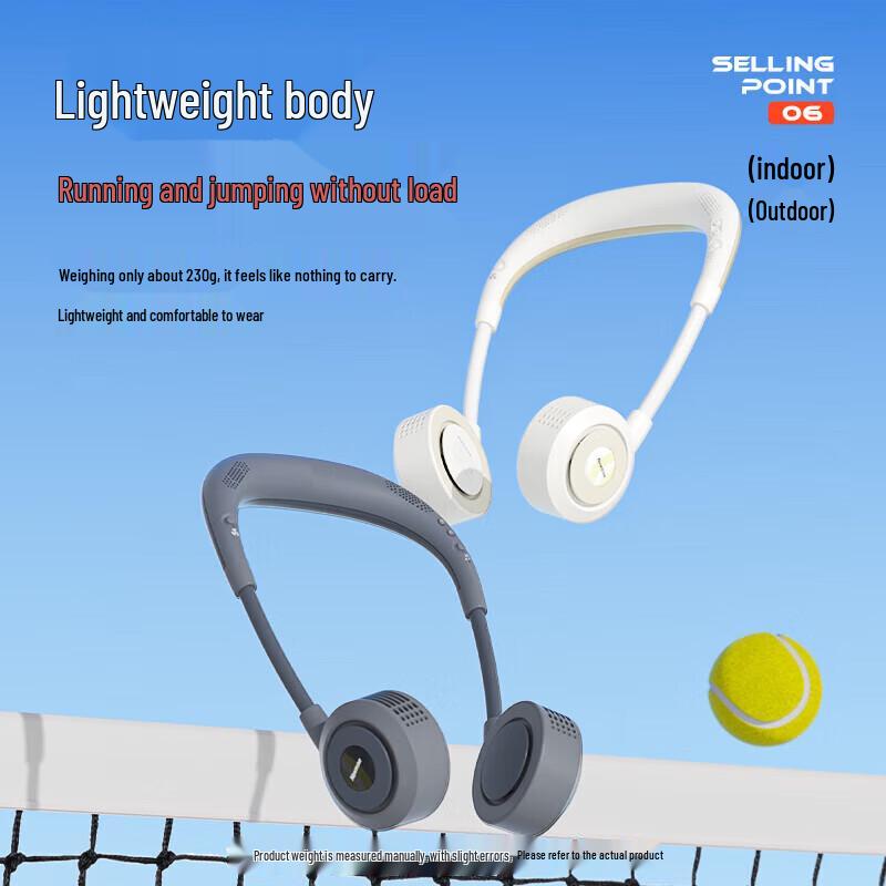 Newsmy Neckband Bluetooth Speaker with Bladeless Fan