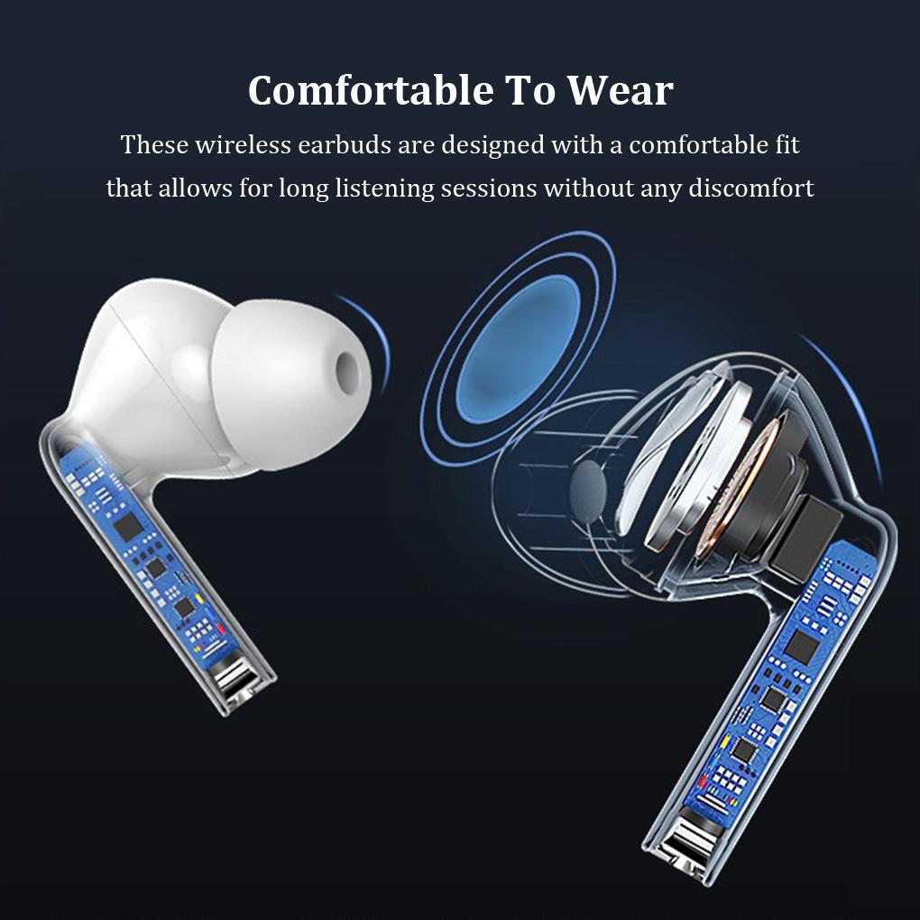 Bluetooth Earbuds With Control Comfortable To Wear High-Fidelity Sound Wireless Bluetooth