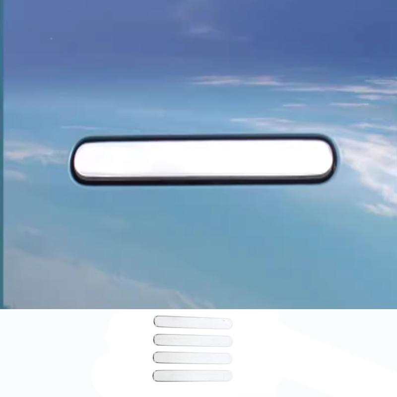 For XPeng G6 2024 2025 ABS carbonfiber Car Outside Door Handle Cover Trim Handle Protector Sticker Exterior Accessories