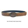 Vintage Cowboy Belt PU Leather Western Belt Fashion Women Belt  for Jeans Pants Dresses