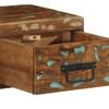 TV Wall Cabinet 100 X 30 X 19 Cm Solid Reclaimed Wood