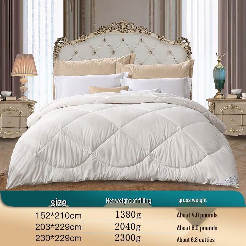 FUANNA New Zealand Wool Blend Winter Quilt