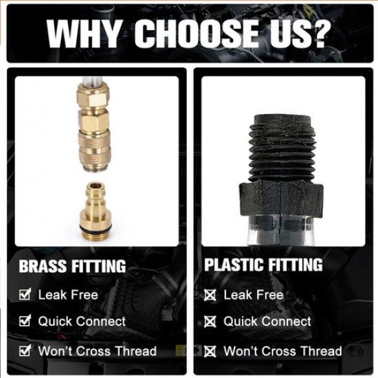 2Pcs Boat Bleed Kit For Seastar Hydraulic Steering System Bleeder Filler Hose