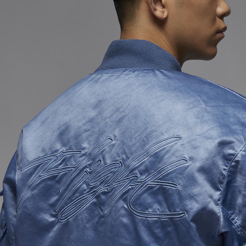 Jordan Einfarbiges Logo Stickerei Design Lässige Lockere Jacke Herren Jacke Blau FN6544-436