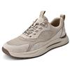 Men's Mesh Breathable Sneaker Summer Men's Shoes Non-Slip Wear-Resistant Casual Running Shoes Genuine Leather Versatile Jogging Shoes