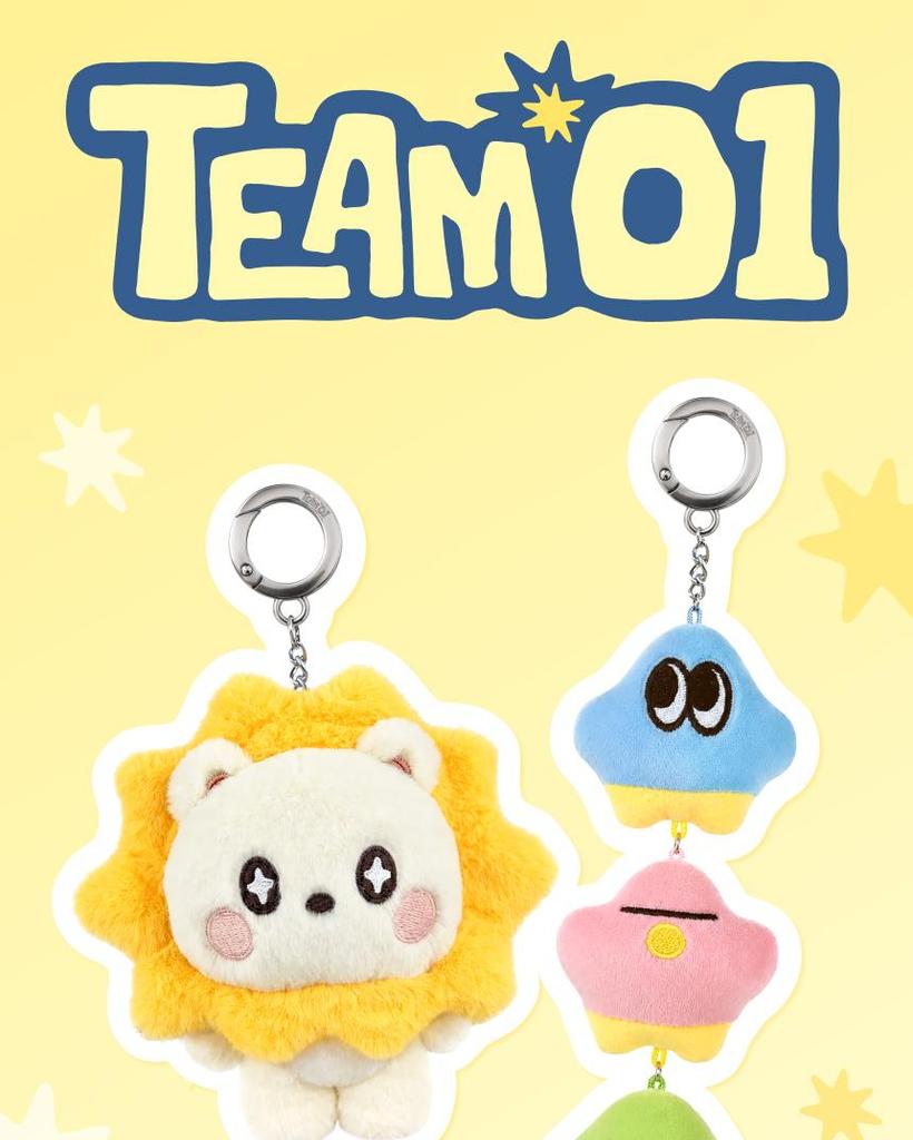 TAEYANG (BIGBANG) [TEAM01] Official MD (01 / RGB Plush Keyring)
