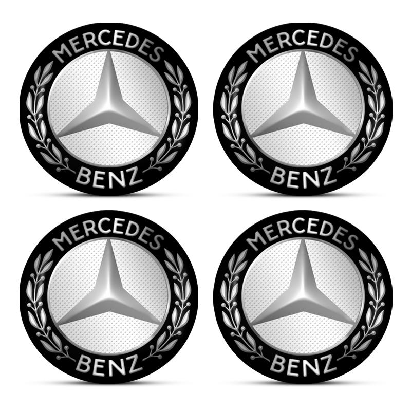 4Pcs 56MM Car Wheel Center Hub Caps Rim Caps Covers Emblem For Mercedes Benz AMG GLC GLE CLA W204 W205 W203 W211 W212 W213