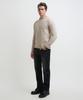 Seuteulaikeu Fine Blend Classic Crew Neck Knit (Beige)