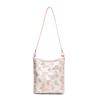 Retro fashion women's small bag women's 2025 spring new versatile embroidered shoulder messenger bag texture bucket bag