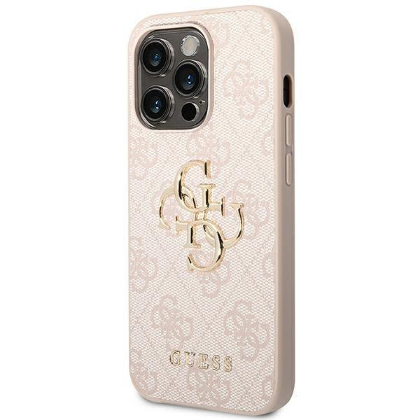 Guess Guhcp14L4Gmgpi Iphone 14 Pro6,1 Różowy/Pink Hardcase 4G Big Metal Logo
