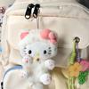 Cute Hellokitty Plush Doll Keychain Bag Charm For Girls