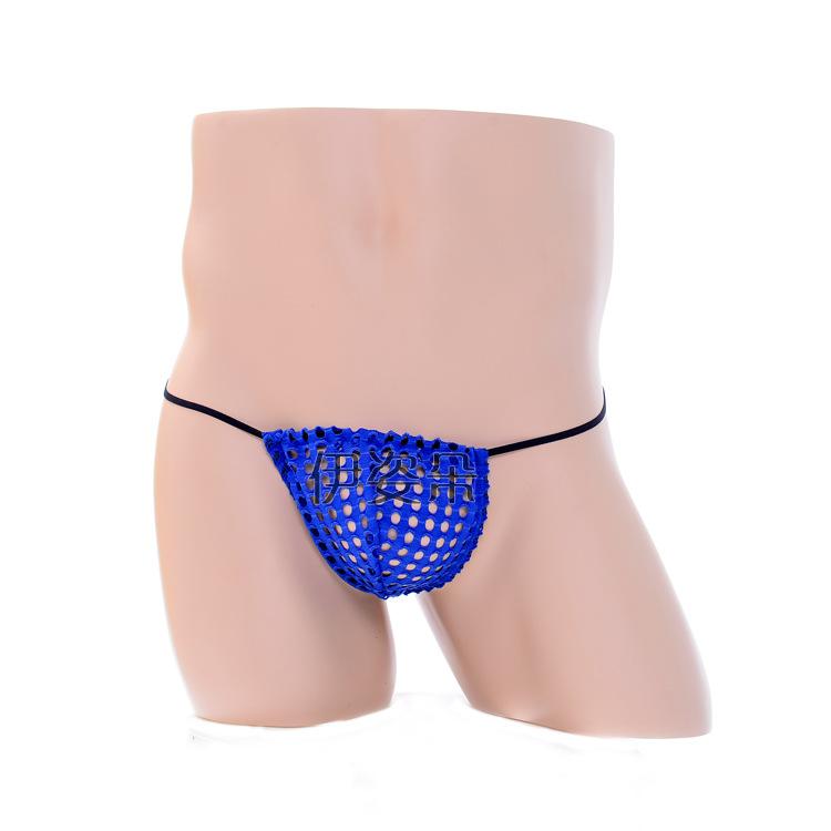 2017 new men's erotic underwear, super sexy thong hollow temptation wild T-pants