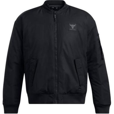 Project Rock Strikket Trænings Zip Jakke Herre Jakker Sort 1387085-001