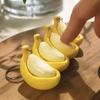 Funny 3D Printing Banana Fidget Keychain Mechanical Switch Clicker Toy for Killing Time Party Favors Gifts