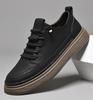 Modische Neue Khaki Herren Outdoor Oxford Schuhe Massage Sohle Herren Echtleder Schuhe Lässige Sportschuhe Rutschfest