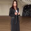 2024 Autumn Women's Solid Color Lapel Suit & Elegant Midi Skirt Set