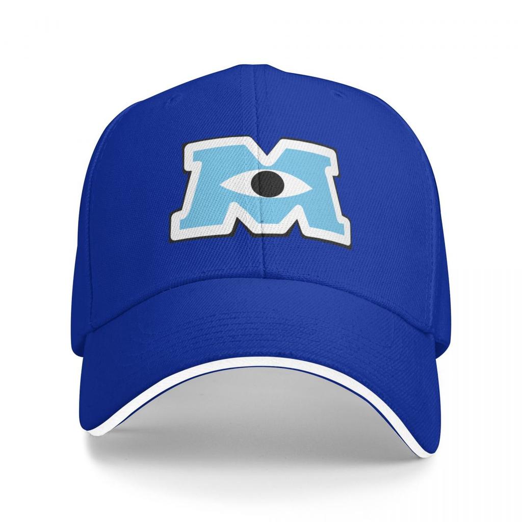 Monsters University Inc Logo M Baseball Cap Vintage Fishing cap Womens Hats Mens